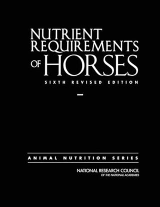 Supplemental image for 9780309488952 - Nutrient Requirements of Horses