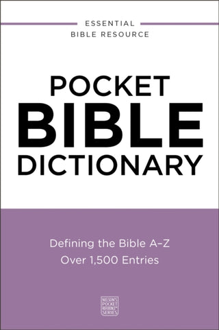 Cover image for 9780310181118 - Pocket Bible Dictionary