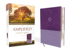 Cover image for 9780310446521 - The Amplified Study Bible, Leathersoft, Purple