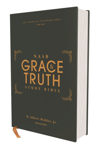 Cover image for 9780310447672 - NASB, The Grace and Truth Study Bible (Trustworthy and Practical Insights), Hardcover, Green, Red Letter, 1995 Text, Comfort Print
