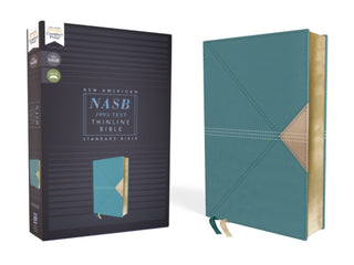 Cover image for 9780310450979 - NASB, Thinline Bible, Leathersoft, Teal, Red Letter, 1995 Text, Comfort Print