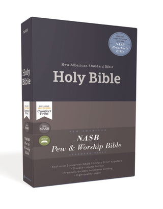 Cover image for 9780310451051 - NASB, Church Bible (Pew Bible), Hardcover, Blue, 1995 Text, Comfort Print