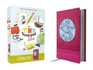 Cover image for 9780310458876 - NIrV, Tiny Theologians Bible, Leathersoft over Board, Pink, Comfort Print