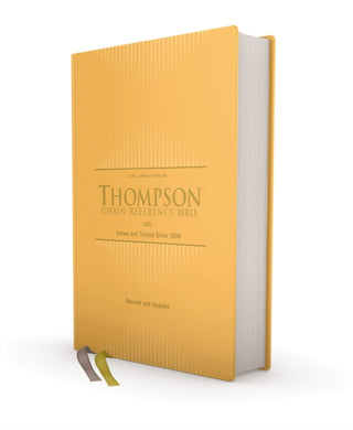 Cover image for 9780310459217 - KJV, Thompson Chain-Reference Bible, Hardcover, Yellow Gold, Red Letter, Comfort Print