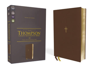 Supplemental image for 9780310459682 - NASB, Thompson Chain-Reference Bible, Leathersoft, Brown, 1995 Text, Red Letter, Comfort Print
