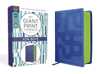 Supplemental image for 9780310460268 - NIrV, Giant Print Compact Bible for Boys, Leathersoft, Blue, Comfort Print