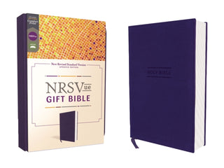 Cover image for 9780310461548 - NRSVue, Gift Bible, Leathersoft, Blue, Comfort Print