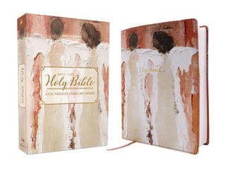 Cover image for 9780310461586 - Amplified Holy Bible, Anne Neilson Angel Art Series, Leathersoft, Blush