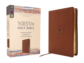 Cover image for 9780310466017 - NRSVue, Holy Bible, Compact, Leathersoft, Brown, Comfort Print