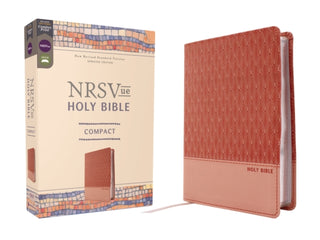 Cover image for 9780310466031 - NRSVue, Holy Bible, Compact, Leathersoft, Peach, Comfort Print