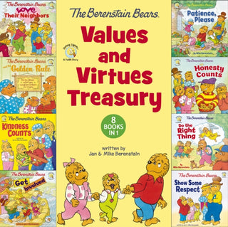 Cover image for 9780310734956 - The Berenstain Bears Values and Virtues Treasury
