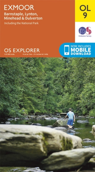Cover image for 9780319242483 - Exmoor, Barnstaple, Lynton, Minehead & Dulverton