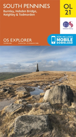 Cover image for 9780319242605 - South Pennines, Burnley, Hebden Bridge, Keighley & Todmorden