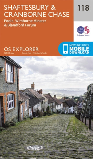 Cover image for 9780319243190 - Shaftesbury, Cranbourne Chase, Poole, Wimbourne Minster and Blandford