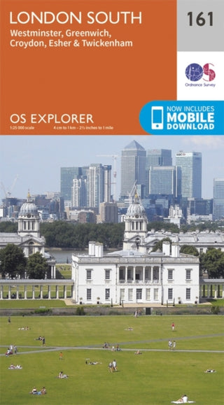 Cover image for 9780319243541 - London South, Westminster, Greenwich, Croydon, Esher & Twickenham