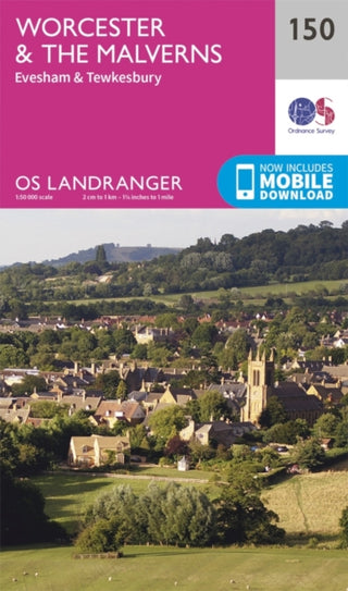 Cover image for 9780319262481 - Worcester & the Malverns, Evesham & Tewkesbury