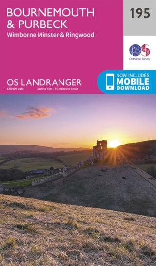 Cover image for 9780319262931 - Bournemouth & Purbeck, Wimborne Minster & Ringwood