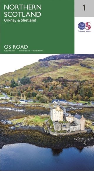 Supplemental image for 9780319263730 - North Scotland. Orkney & Shetland