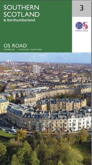 Cover image for 9780319263754 - Southern Scotland & Northumberland