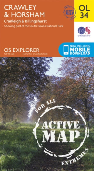 Cover image for 9780319469521 - Crawley & Horsham, Cranleigh & Billingshurst