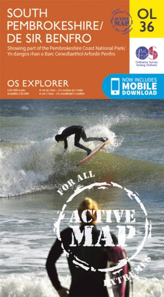 Cover image for 9780319469545 - South Pembrokeshire / De Sir Benfro
