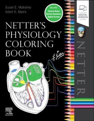 Cover image for 9780323694636 - Netter's Physiology Coloring Book