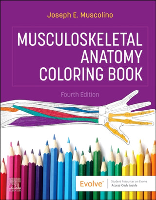Cover image for 9780323878166 - Musculoskeletal Anatomy Coloring Book