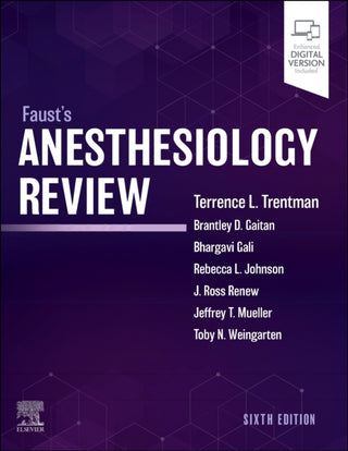 Cover image for 9780323879163 - Faust's Anesthesiology Review