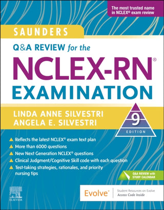 Cover image for 9780323930574 - Saunders Q & A Review for the NCLEX-RN® Examination