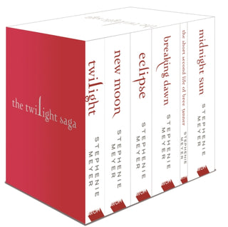 Cover image for 9780349003962 - Twilight Saga 6 Book Set (White Cover)