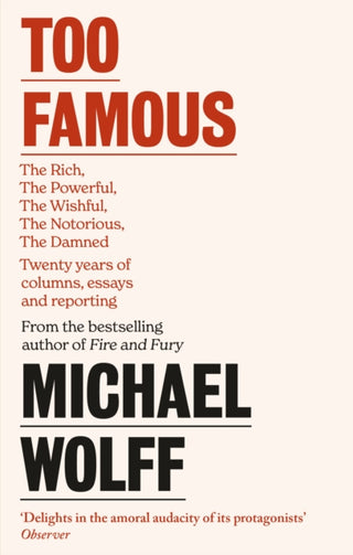 Cover image for 9780349128535 - Too Famous