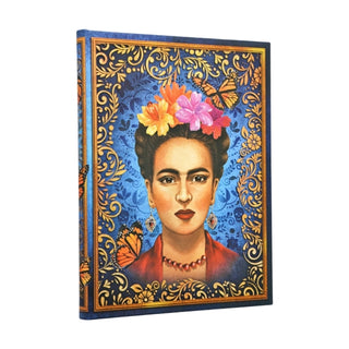 Cover image for 9780349718477 - The Colourful Portrait Ultra Lined Hardcover Journal, 144pg, 120GSM by Paperblanks (Viva Frida)