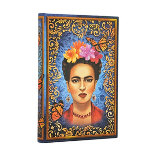 Cover image for 9780349720272 - The Colourful Portrait Mini Lined Hardcover Journal, 176pg, 85GSM by Paperblanks (Viva Frida)