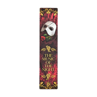 Cover image for 9780349724089 - Masked Melody Bookmark, Andrew Lloyd Webber Collection by Paperblanks (Phantom of the Opera)