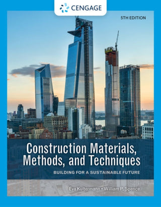 Cover image for 9780357513835 - Construction Materials, Methods, and Techniques