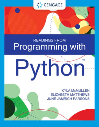 Cover image for 9780357637456 - Programming with Python
