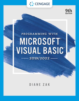 Cover image for 9780357674000 - Programming With Microsoft Visual Basic 2019/2022