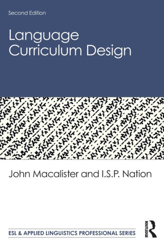 Cover image for 9780367196509 - Language Curriculum Design