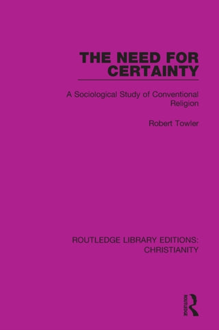 Cover image for 9780367631659 - The Need for Certainty