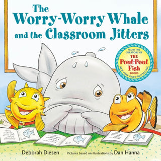 Cover image for 9780374392703 - The Worry-Worry Whale and the Classroom Jitters