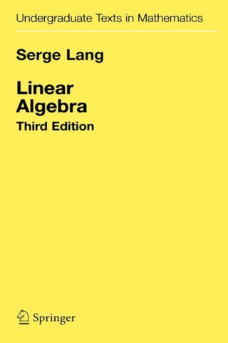 Cover image for 9780387964126 - Linear Algebra