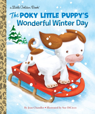 Cover image for 9780399552922 - The Poky Little Puppy's Wonderful Winter Day