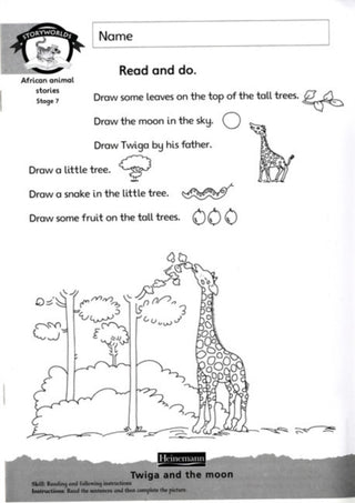Cover image for 9780435091972 - Storyworlds Stage 7, Animal World, Workbook (8 Pack)