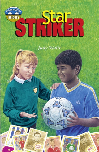 Cover image for 9780435144531 - Storyworlds Bridges Stage 12 Star Striker (single)