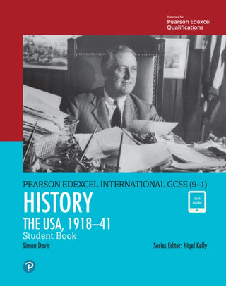Cover image for 9780435185459 - Pearson Edexcel International GCSE (9-1) History: The USA, 1918–41 Student Book