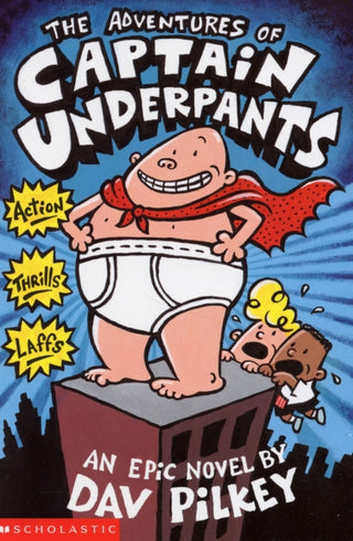 Cover image for 9780439014571 - The Advenures of Captain Underpants