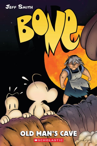 Cover image for 9780439706353 - Old Man's Cave: A Graphic Novel (BONE #6)