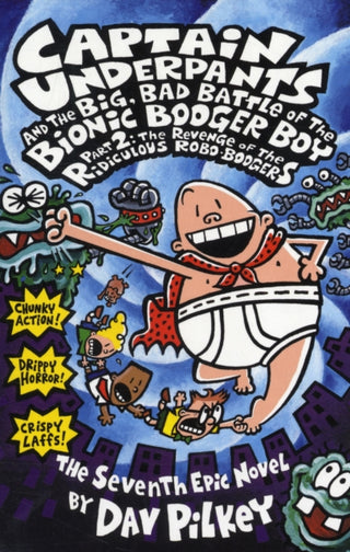 Cover image for 9780439977722 - Big, Bad Battle of the Bionic Booger Boy Part Two:The Revenge of the Ridiculous Robo-Boogers