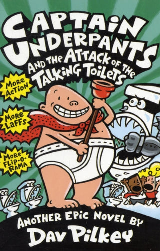 Cover image for 9780439995443 - Captain Underpants and the Attack of the Talking Toilets