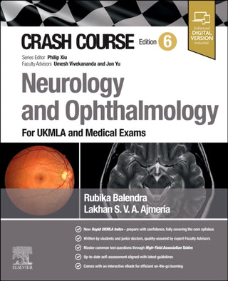Cover image for 9780443115561 - Crash Course Neurology and Ophthalmology